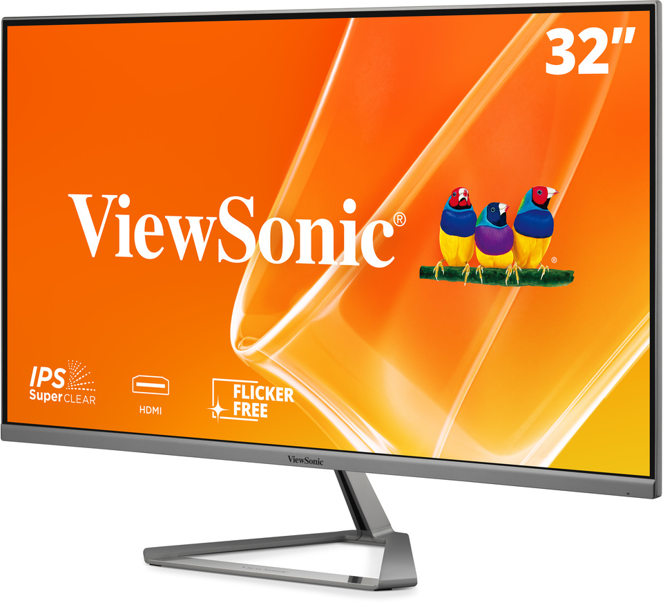 ViewSonic VX3276-2K-MHD-3T 32” QHD Frameless Entertainment Monitor